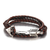 Multilayer Vintage Leather Bronze Bracelet