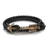 Multilayer Vintage Leather Bronze Bracelet
