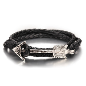 Multilayer Vintage Leather Bronze Bracelet