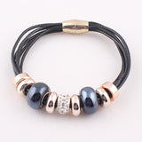 6 Layer Leather Bracelet