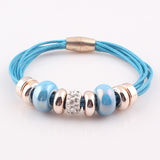 6 Layer Leather Bracelet