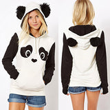 Panda Fleece Hooded Sweater