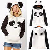 Panda Fleece Hooded Sweater