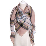 Triangle Plaid Scarf