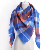 Triangle Plaid Scarf