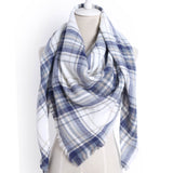 Triangle Plaid Scarf