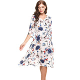 Flower Print Dress