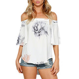 Boho Off Shoulder Casual Top