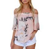 Boho Off Shoulder Casual Top