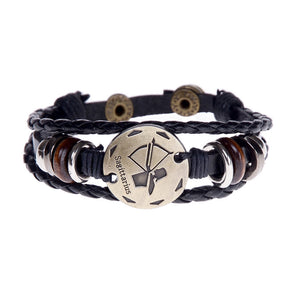 Braided 12 Zodiac Signs Bracelet