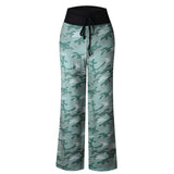 Causal Flower Print Pants