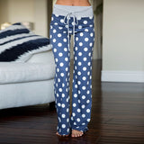 Causal Flower Print Pants