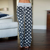 Causal Flower Print Pants