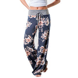 Causal Flower Print Pants