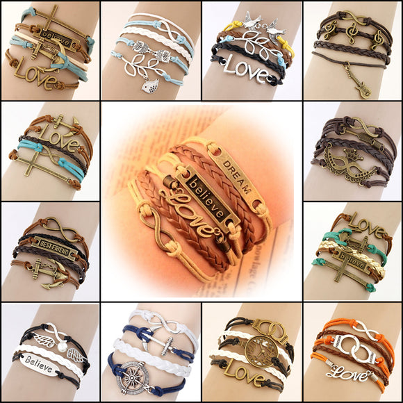 Multilayer Leather Bracelet