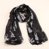 Cat Print Scarf