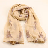 Cat Print Scarf