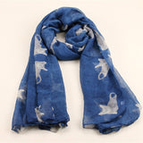 Cat Print Scarf