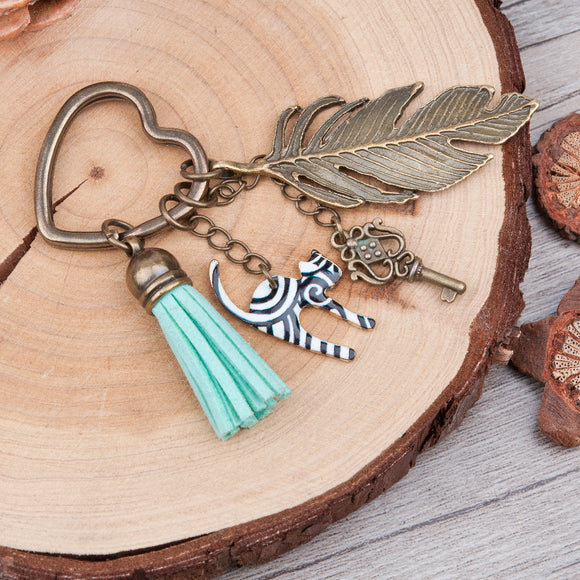 Antique Bronze Key Chain
