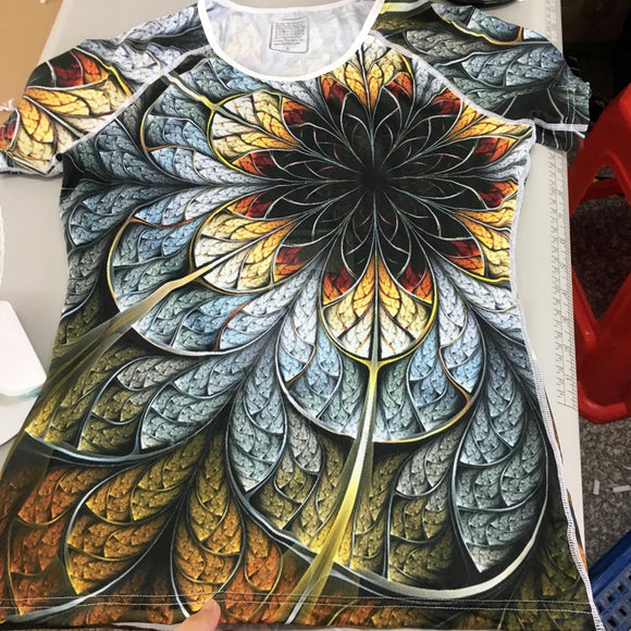 3D floral T Shirt