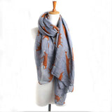 Fox Print Scarf