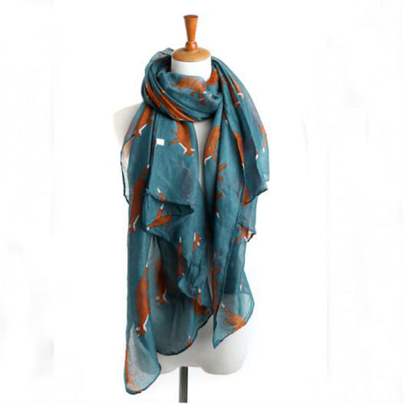 Fox Print Scarf