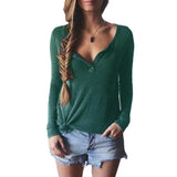 Long Sleeve Knitted T-shirt