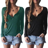 Long Sleeve Knitted T-shirt