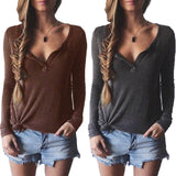 Long Sleeve Knitted T-shirt