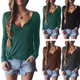 Long Sleeve Knitted T-shirt