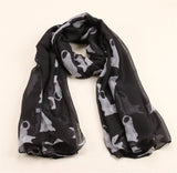 Cat Print Scarf