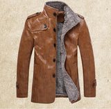 Men's Winter Leather Jacket