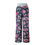 Causal Flower Print Pants