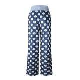 Causal Flower Print Pants