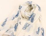 Cat Print Scarf