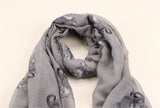 Cat Print Scarf