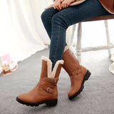 Mid Calf Winter Boots