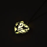 Heart Glow In Dark Necklace