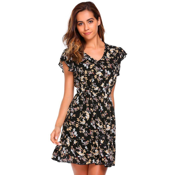 Floral Print Summer Dress