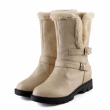 Mid Calf Winter Boots