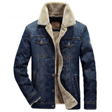 Men Warm Jean Jacket