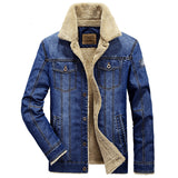 Men Warm Jean Jacket