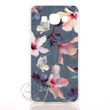 Mandala Flower Datura Floral Clear Case Cover For Samsung Galaxy A3 A5 A7 A8 J1 J5 J7 2016 2017 A300 A500 A700