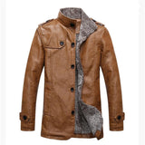 Men's Winter Leather Jacket