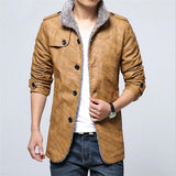 Men's Winter Leather Jacket