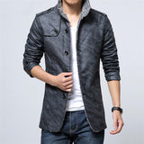 Men's Winter Leather Jacket