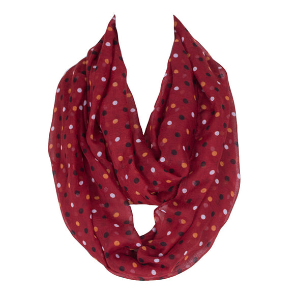 Dot & Stripe Ring Scarf