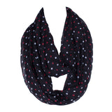 Dot & Stripe Ring Scarf