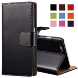 Genuine Leather Wallet Case For iPhone 6 6S Plus