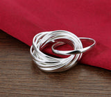 Silver multilayer ring